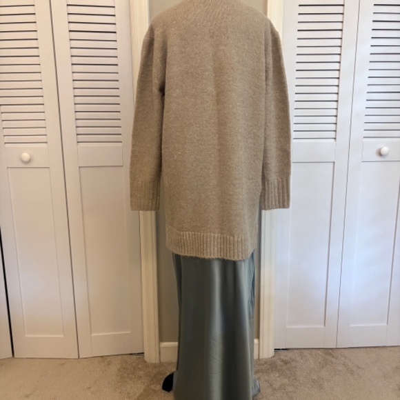 Anthropology Sweater and Skirt Combination Gray Sweater and Blue Skirt Small NWT - Picture 5 of 10